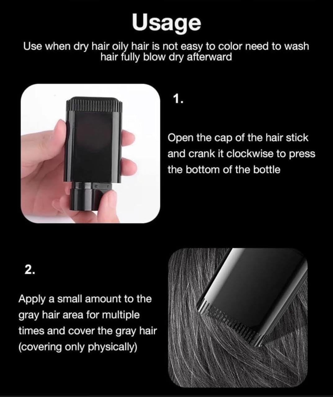 Hair Dye Color Comb Stick - Effortless Coloring, Anytime, Anywhere (Buy 1 get 1 Free)